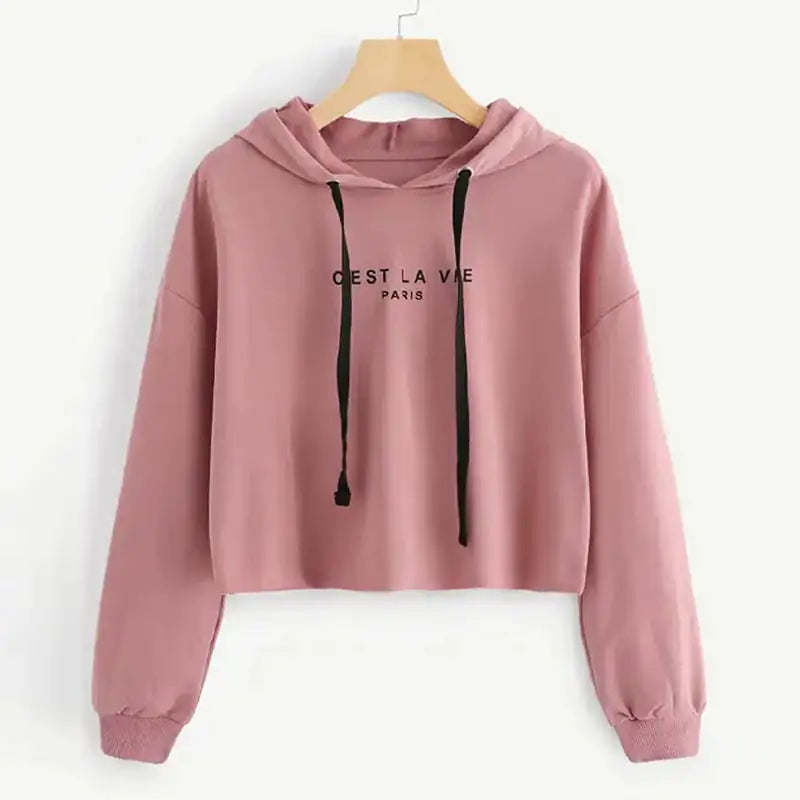 Hooded Printed Sweatshirt for Women