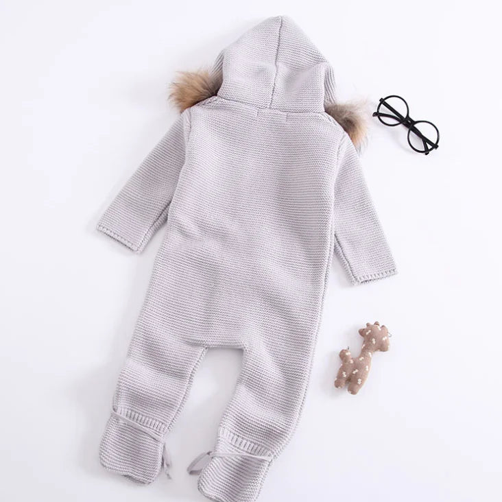 Baby Clothes, Knit Sweater and Romper for Infants
