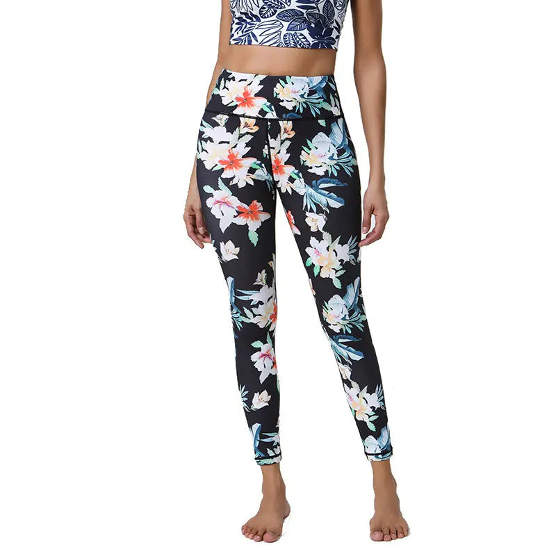 Printed Women's Yoga Running Pants