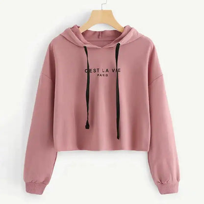 Hooded Printed Sweatshirt for Women