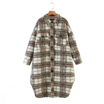 Lengthened Casual Cotton Coat