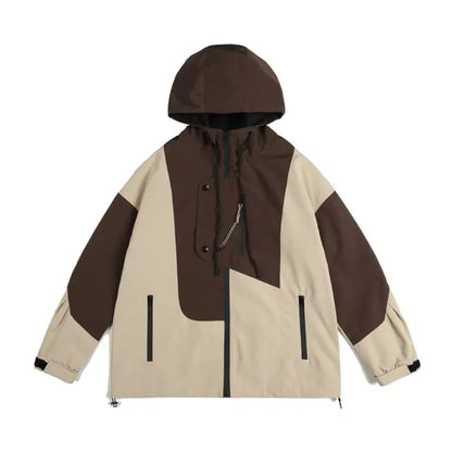 Harajuku Women's Overcoats - Chic Contrast Jackets