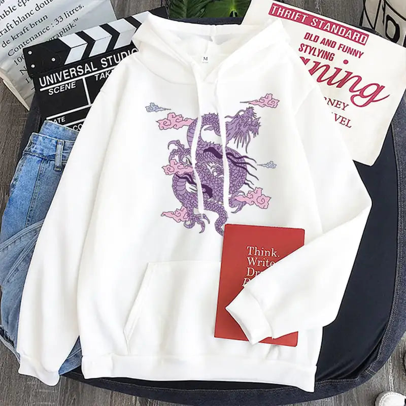 Dragon Pattern Couples' Coats for Men and Women