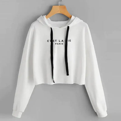 Hooded Printed Sweatshirt for Women