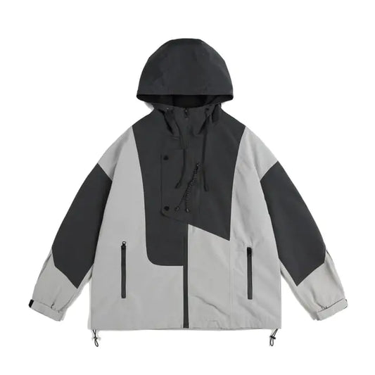 Harajuku Women's Overcoats - Chic Contrast Jackets