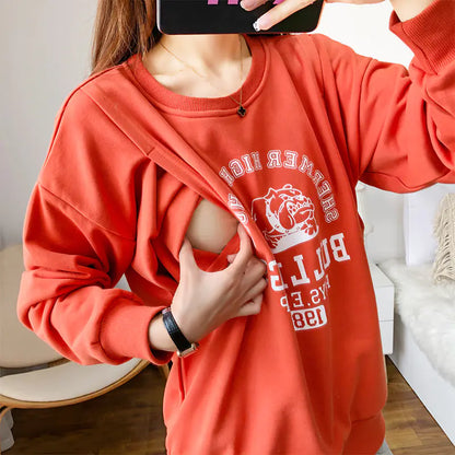 Maternity Breastfeeding Clothes for Nursing Mothers