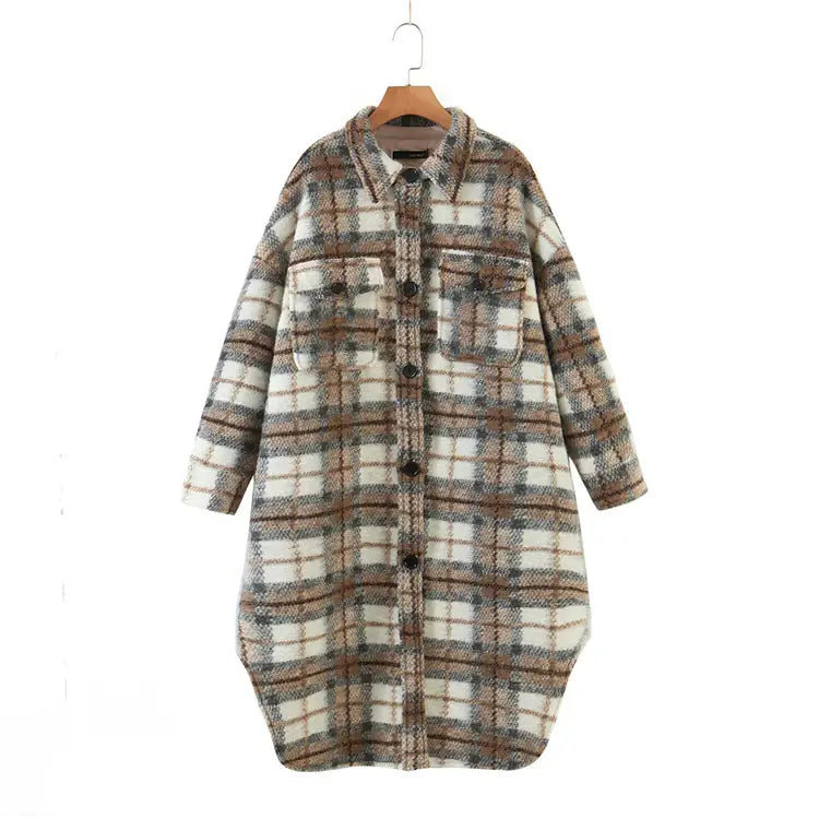 Lengthened Casual Cotton Coat