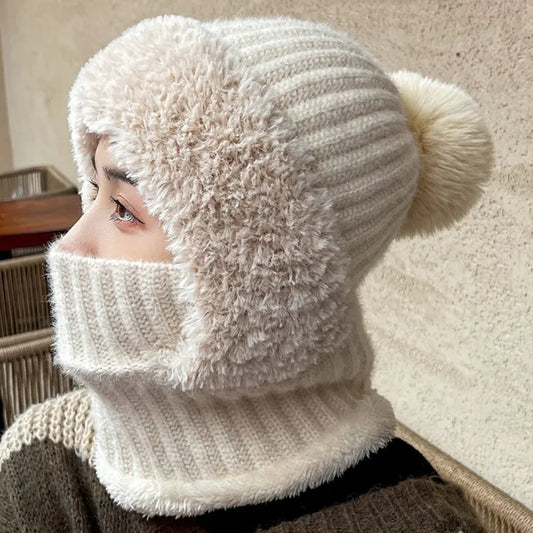 Multifunctional Warm Hat Scarf