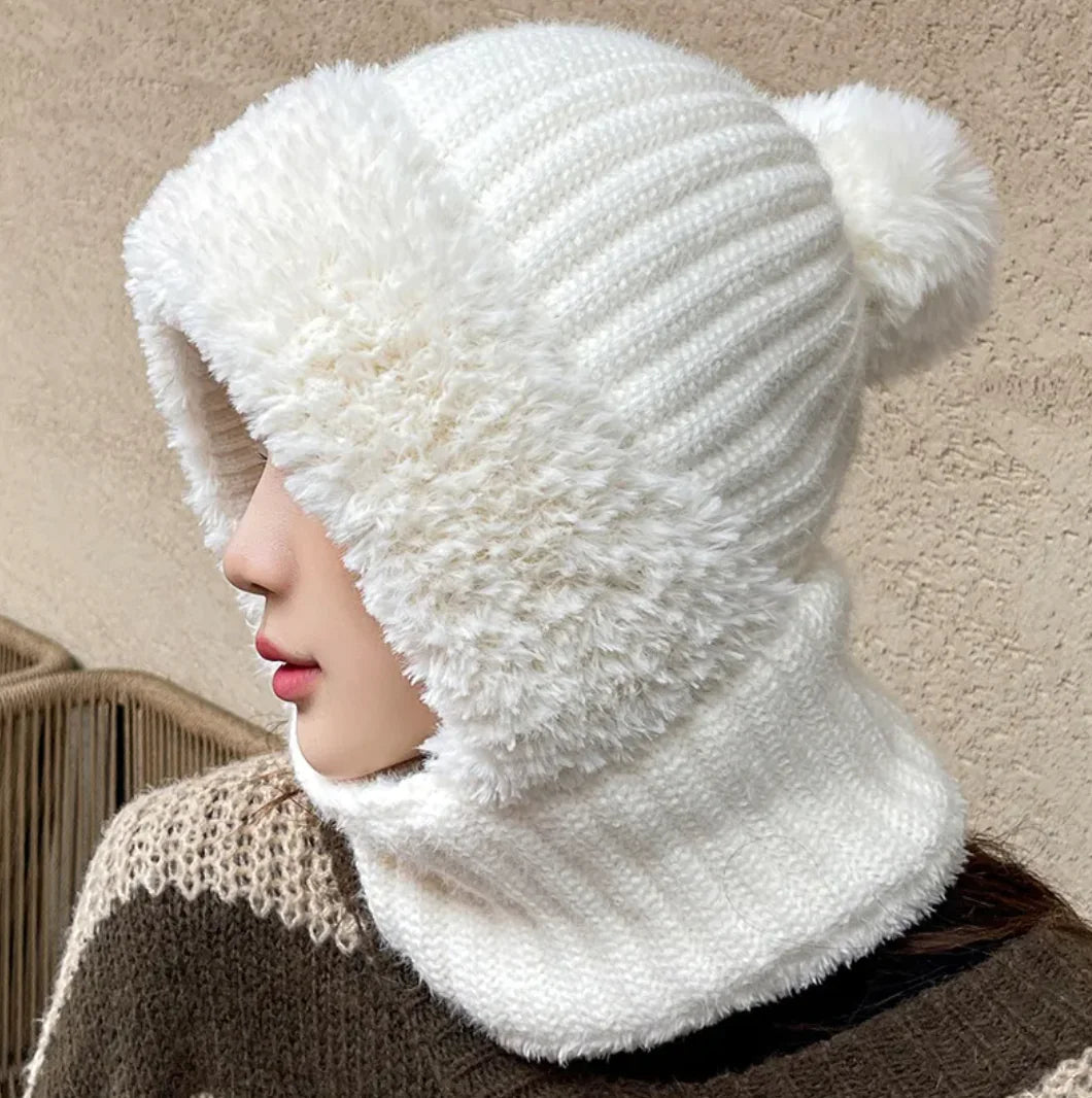 Multifunctional Warm Hat Scarf