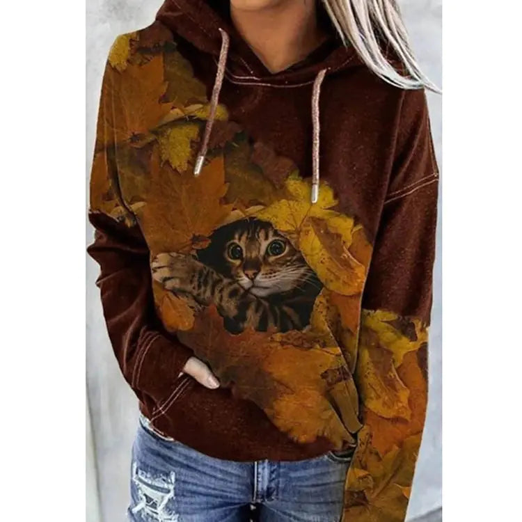 Graffiti Pattern Sweater for Men and Women in Spring/Autumn