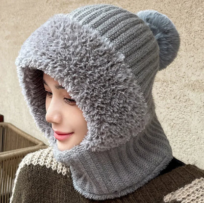 Multifunctional Warm Hat Scarf