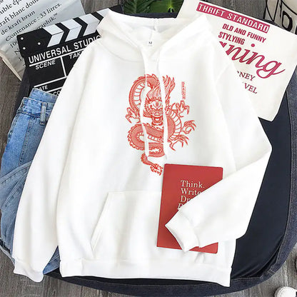 Dragon Pattern Couples' Coats for Men and Women